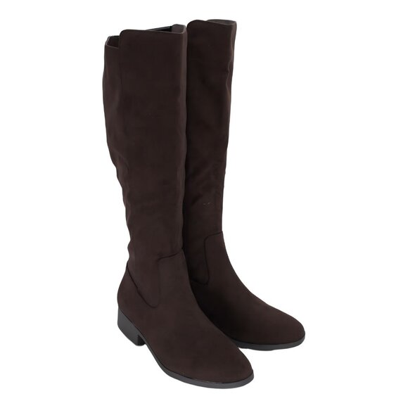 Style & Co Women's Charmanee Tall Riding Boots Dark Roast 7M - Picture 4 of 6